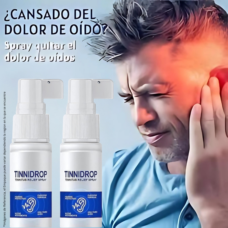 Oferta 2 x 1 TinniCare Spray Alivio del Tinnitus para el Zumbido en los Oídos