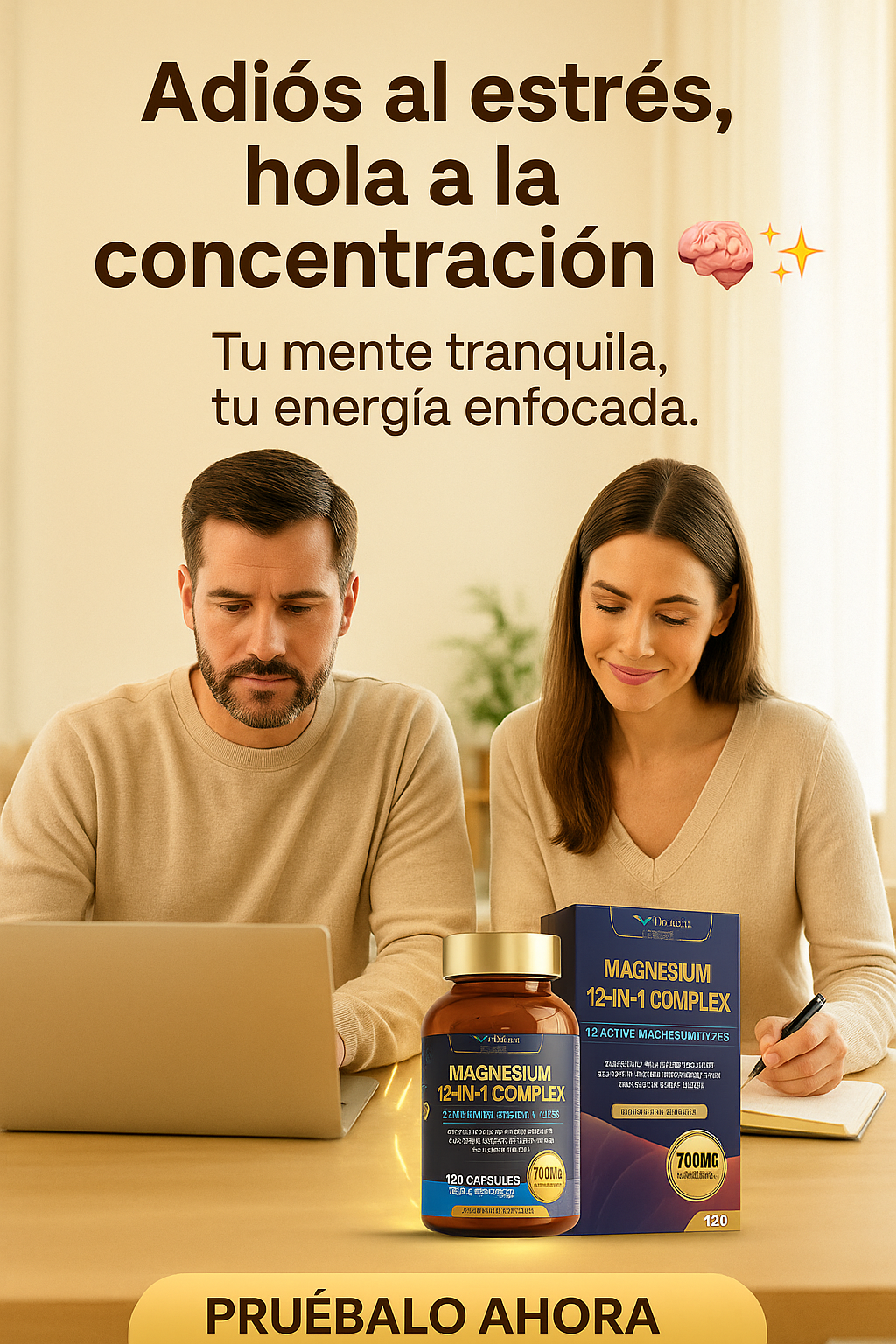 Magnesium 12 en 1 Complex – Energía, Calma y Bienestar Total