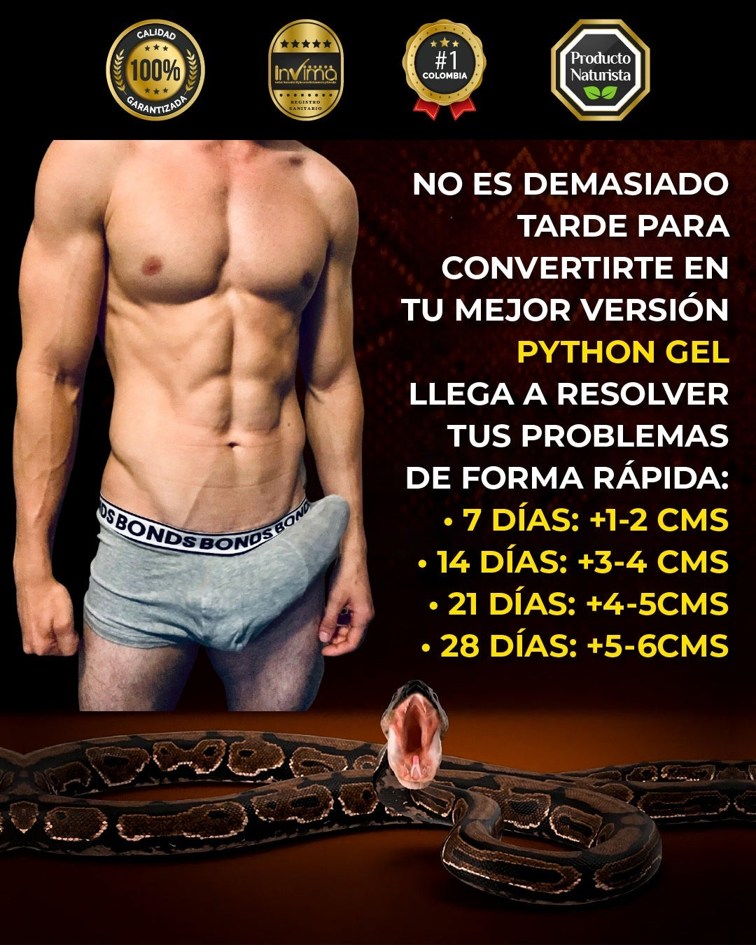 Python Max Gel Agrandamiento de NEPE XXX
