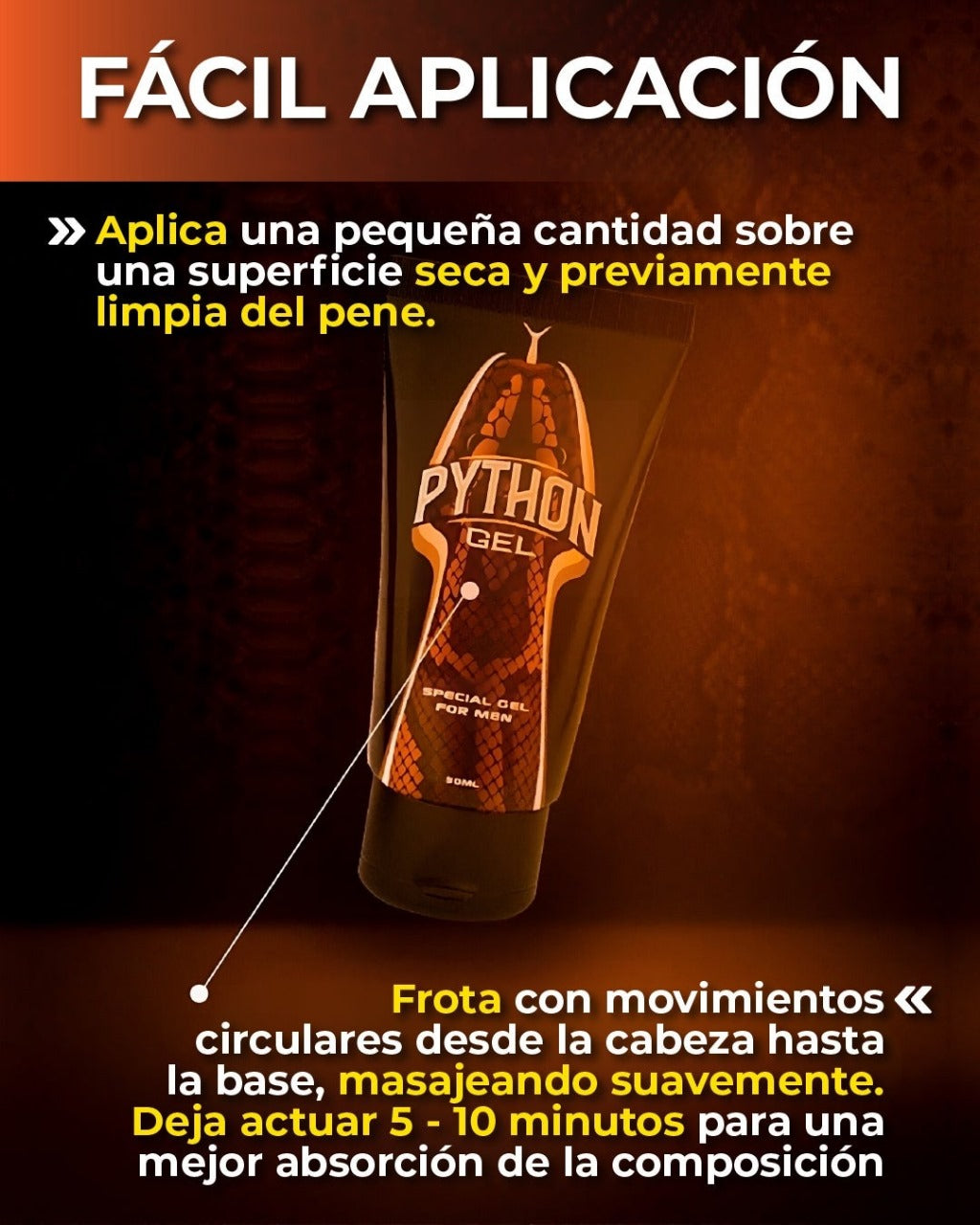 Python Max Gel Agrandamiento de NEPE XXX