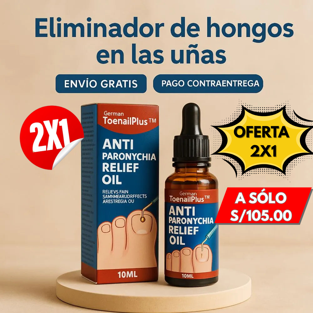 Oferta 2x1 ToenailPlus PRO™ Transforma la salud de tus uñas con una solución efectiva