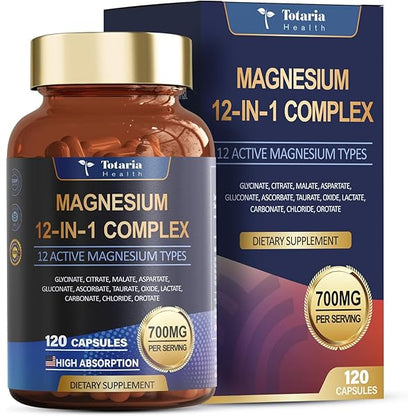Magnesium 12 en 1  Complex – Energía, Calma y Bienestar Total