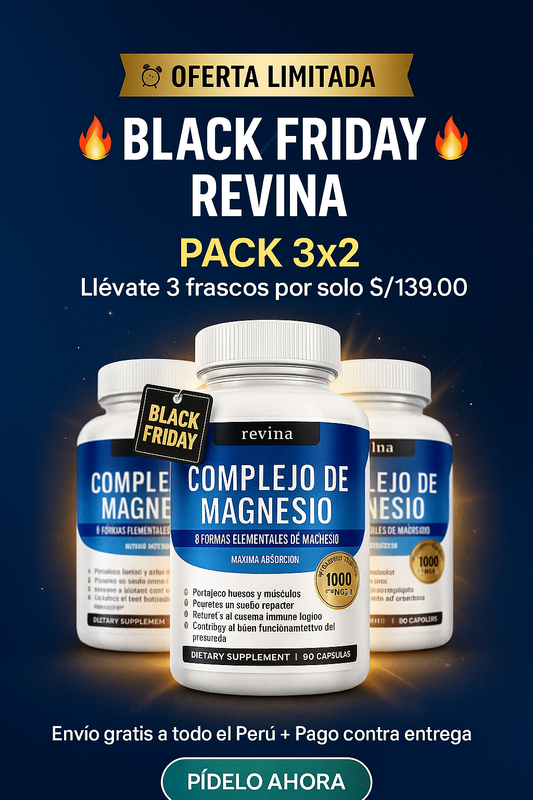 Súper Oferta 3x2 Magnesium Complex – Energía, Descanso y Salud Cardiovascular