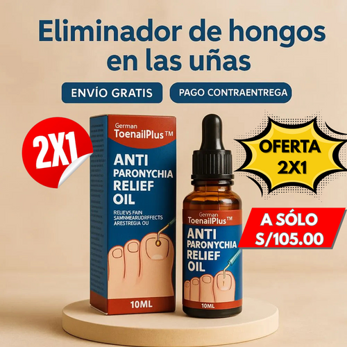 Oferta 2x1 ToenailPlus PRO™ Transforma la salud de tus uñas con una solución efectiva